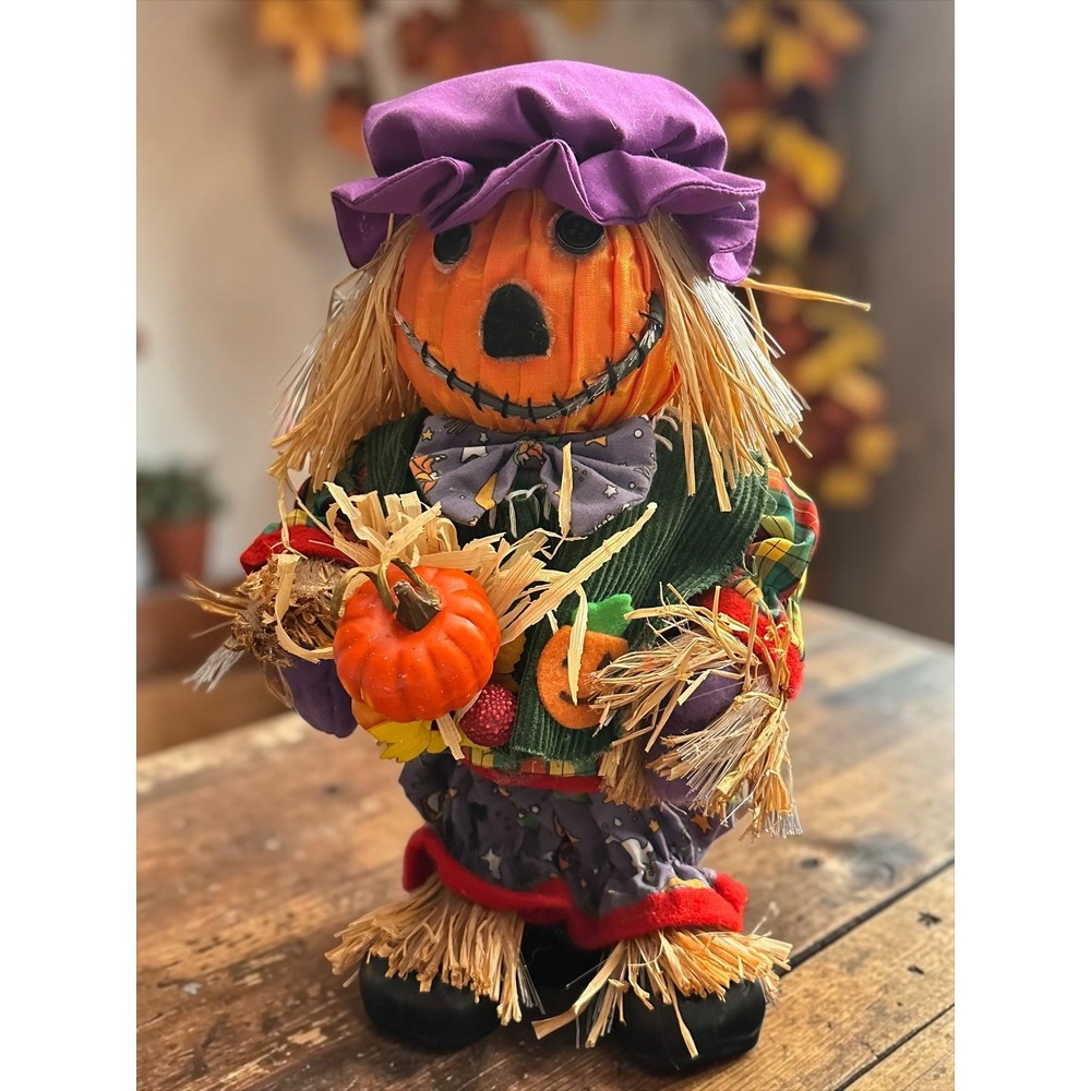 Fall RiteAid Fiber Optic 12in. Standing Pumpkin Man.